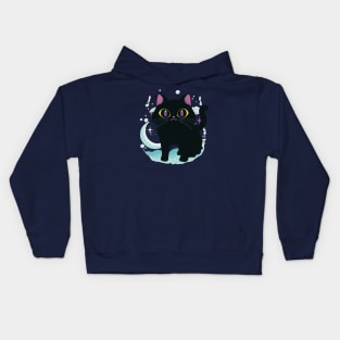 Cute space cat Kids Hoodie